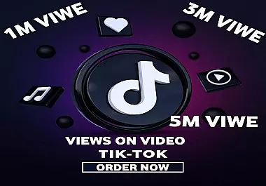 تزويد مليون مشاهدة علي تيك توك