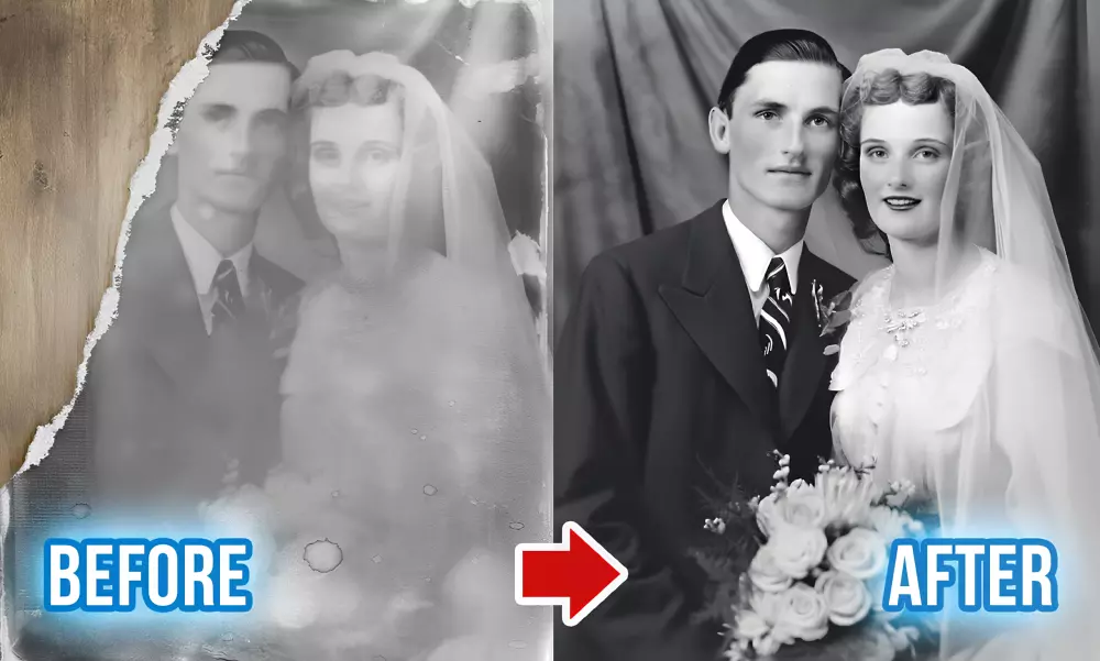 🎨 تلوين وترميم الصور القديمة – استعد أجمل الذكريات! 🖼️