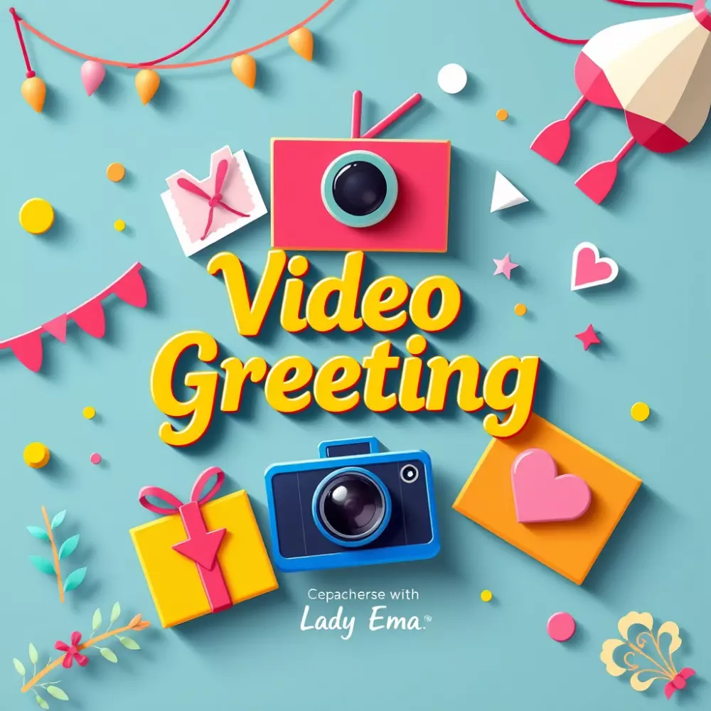 تصميم بطاقات معايدة أو فيديو تهنئة لكافة المناسبات بشكل أنيق 🖼️