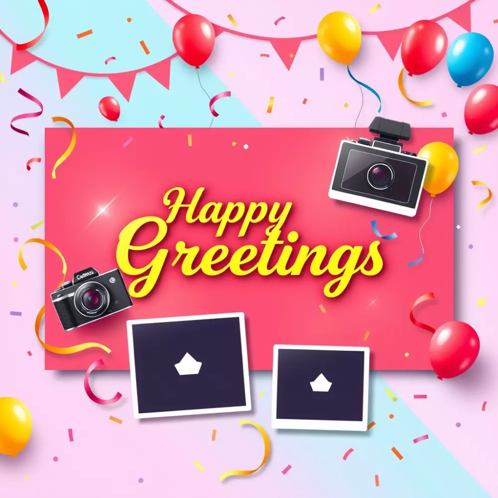 تصميم بطاقات معايدة أو فيديو تهنئة لكافة المناسبات بشكل أنيق 🖼️