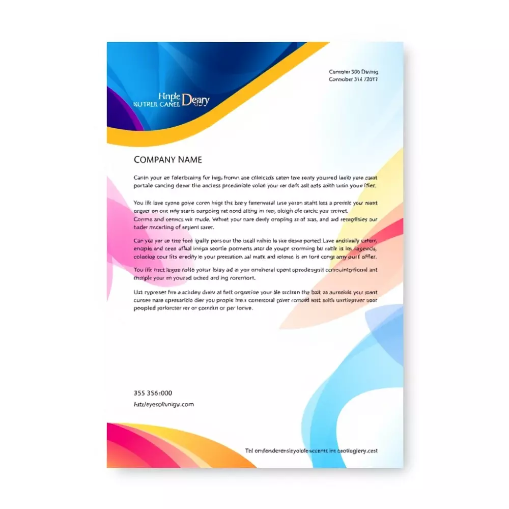 تصميم أوراق المراسلات الرسمية بأناقة وشكل متميز