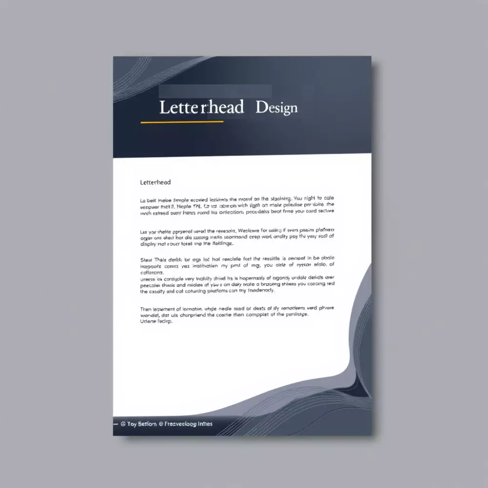 تصميم أوراق المراسلات الرسمية بأناقة وشكل متميز