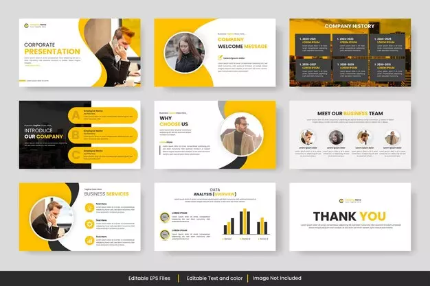 تصميم ١٠ شرائح بوربوينت تصميم احترافي