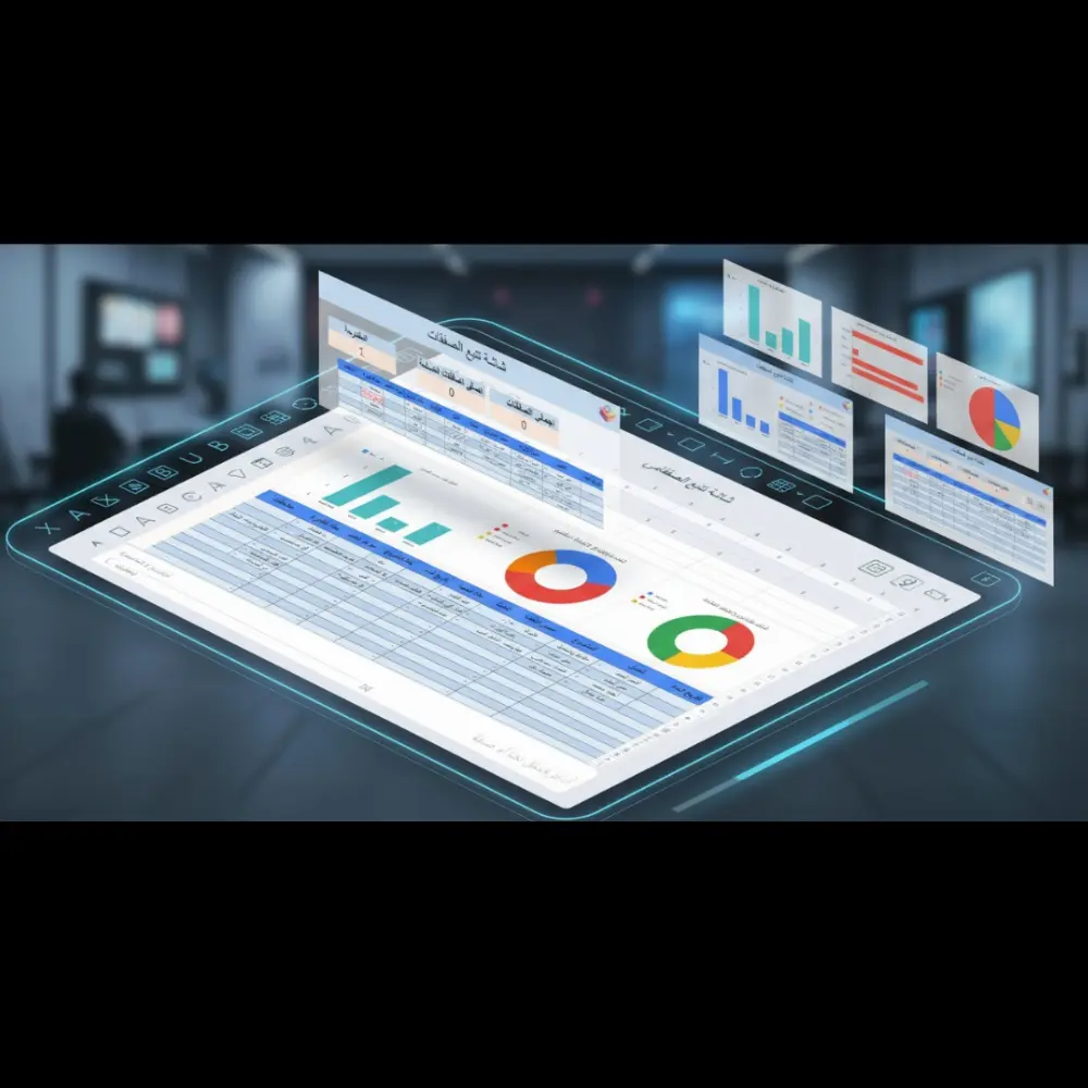 نظام CRM مصغّر احترافي بإكسيل لإدارة العملاء والمشاريع والمهام