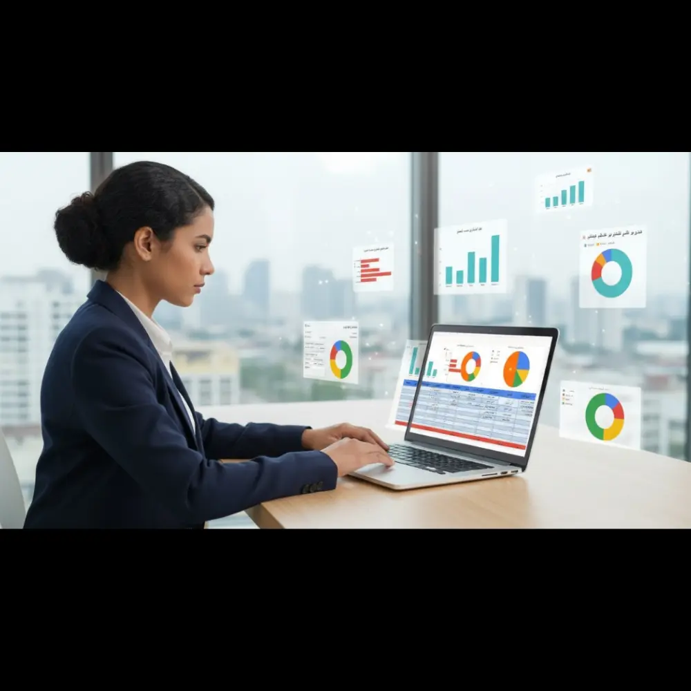 نظام CRM مصغّر احترافي بإكسيل لإدارة العملاء والمشاريع والمهام