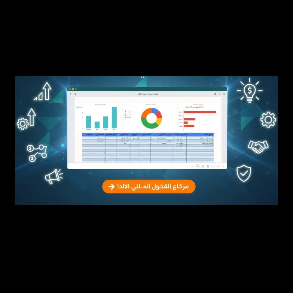 نظام CRM مصغّر احترافي بإكسيل لإدارة العملاء والمشاريع والمهام