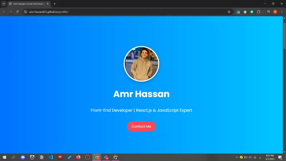 تصميم وتطوير مواقع ويب احترافية باستخدام HTML, CSS, JavaScript, و React.js