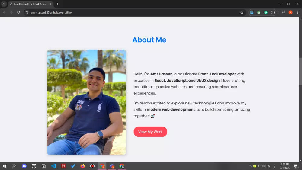تصميم وتطوير مواقع ويب احترافية باستخدام HTML, CSS, JavaScript, و React.js