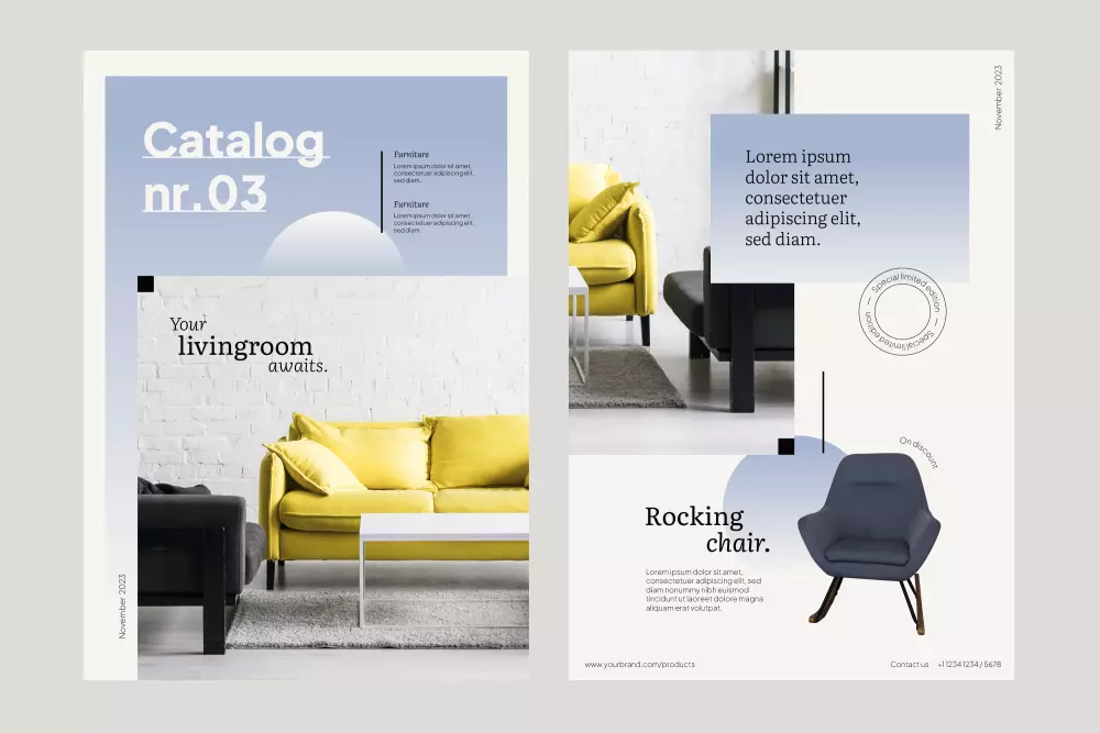 تصميم كتالوج منتجات احترافي