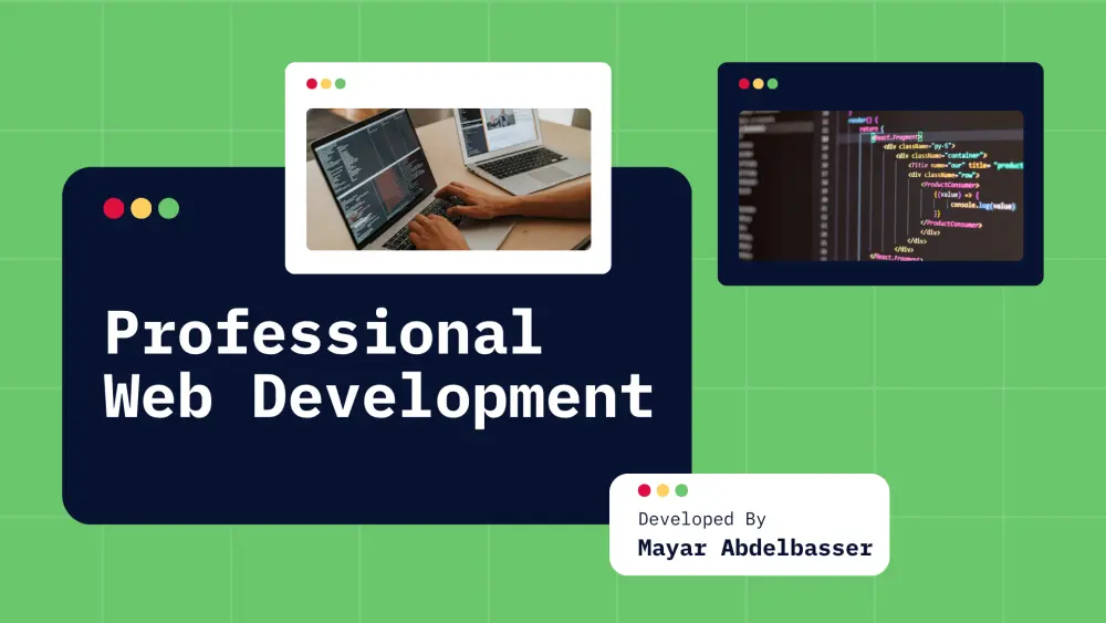 تصميم وبرمجة موقع إلكتروني احترافي ومتجاوب بمواصفات حديثة