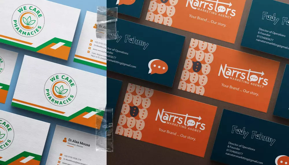 تصميم بطاقه أعمال بيزنس كارد Business card