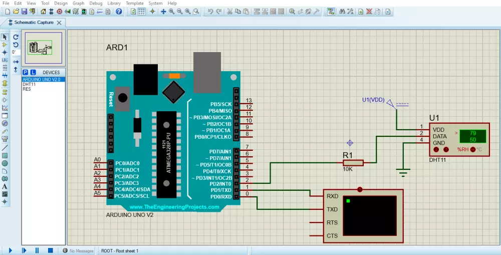 تصميم الدوائر الإلكترونية باستخدام برنامج بروتس Proteus