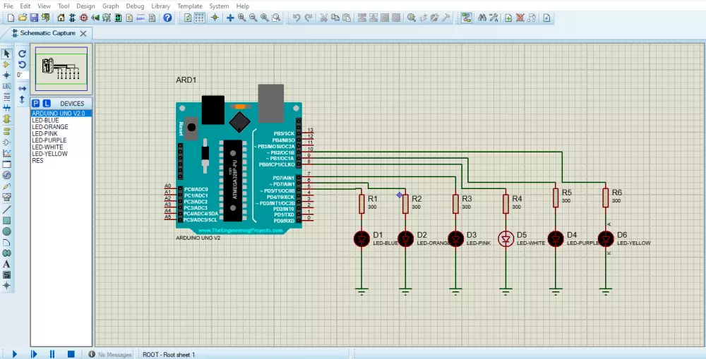 تصميم الدوائر الإلكترونية باستخدام برنامج بروتس Proteus