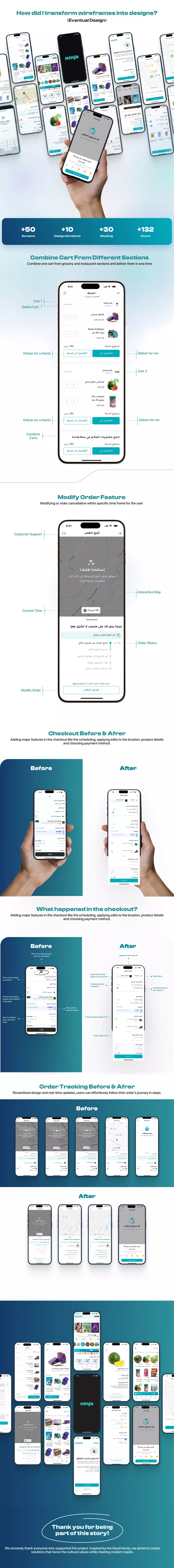 تصميم تجربة وواجهة مستخدم احترافية | UX/UI Design