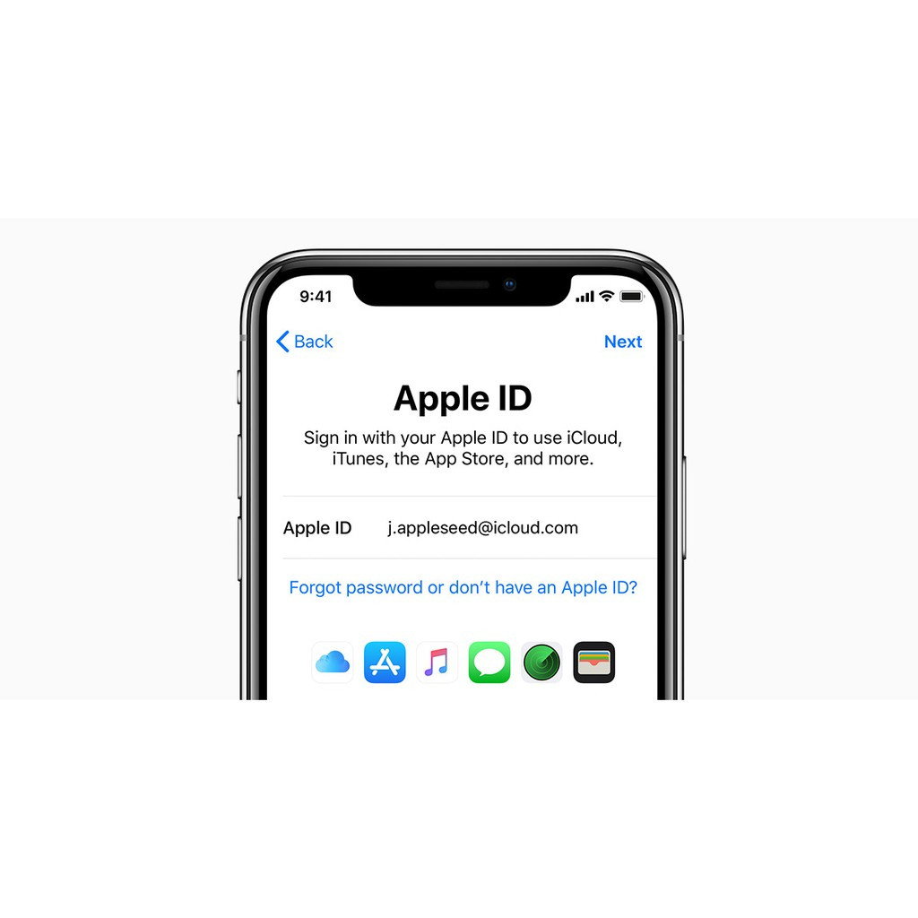 إنشاء حساب Apple ID