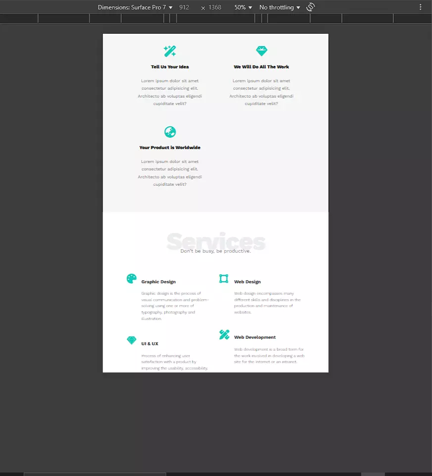 سوف اقوم بتصميم صفحة ويب Landing page | HTML CSS تحتوي على ثلاثة أقسام