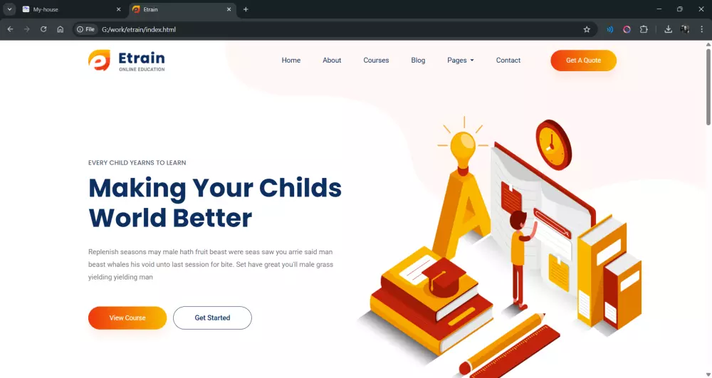 استضافة مجانية - أنشئ موقع ويب مخصص يناسب فكرتك بأداء مثالي يحتوى على 3 صفحات (صفحة رئيسية - منتجات - خدمات)