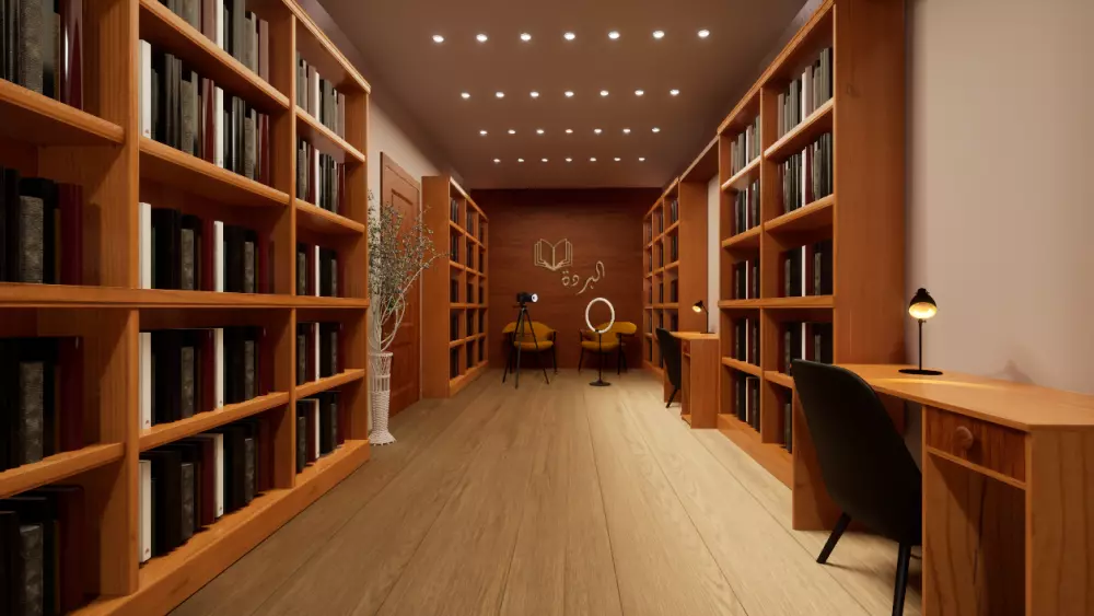تصميم داخلي ثلاثي الأبعاد لأي مساحة (غرفة، كوفي كورنر، مكتب...) بجودة واقعية