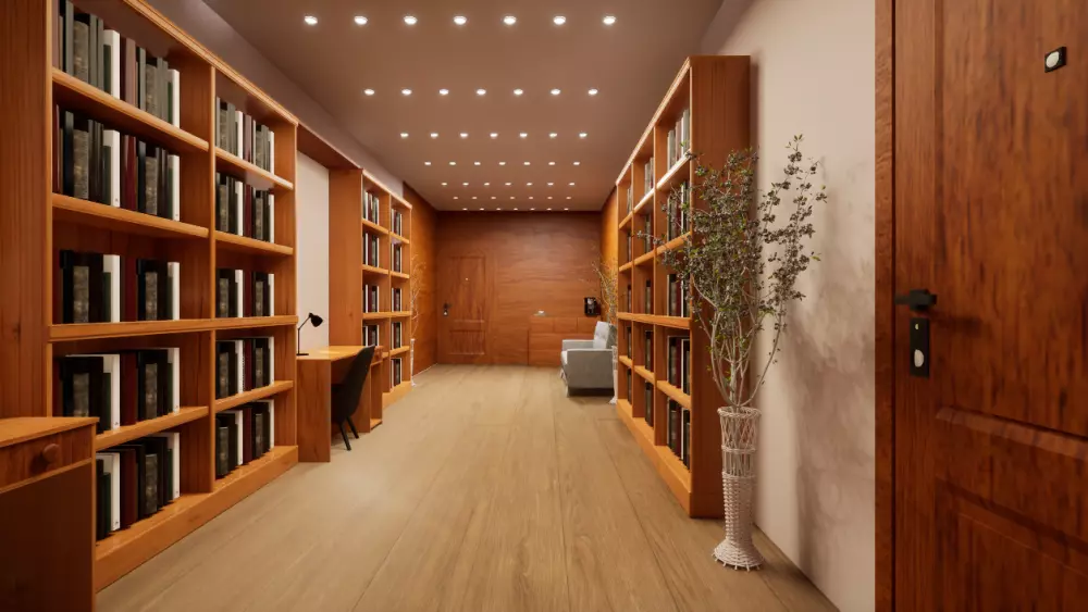 تصميم داخلي ثلاثي الأبعاد لأي مساحة (غرفة، كوفي كورنر، مكتب...) بجودة واقعية