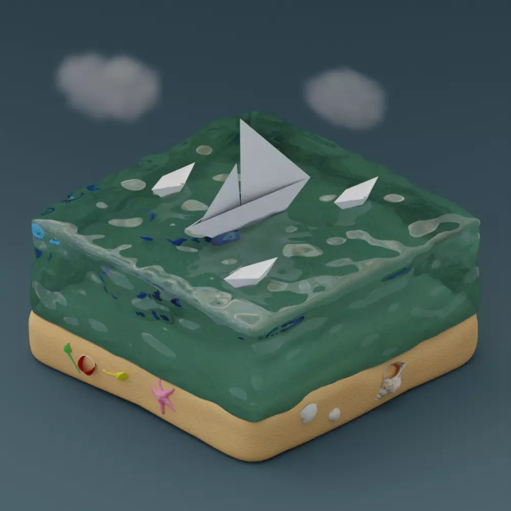 تصميم ثلاثي الأبعاد لمنتج