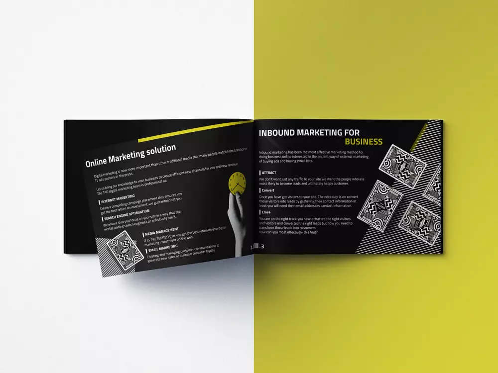 تصميم بروفايل " ملف تعريفي " / كتالوج  للشركات