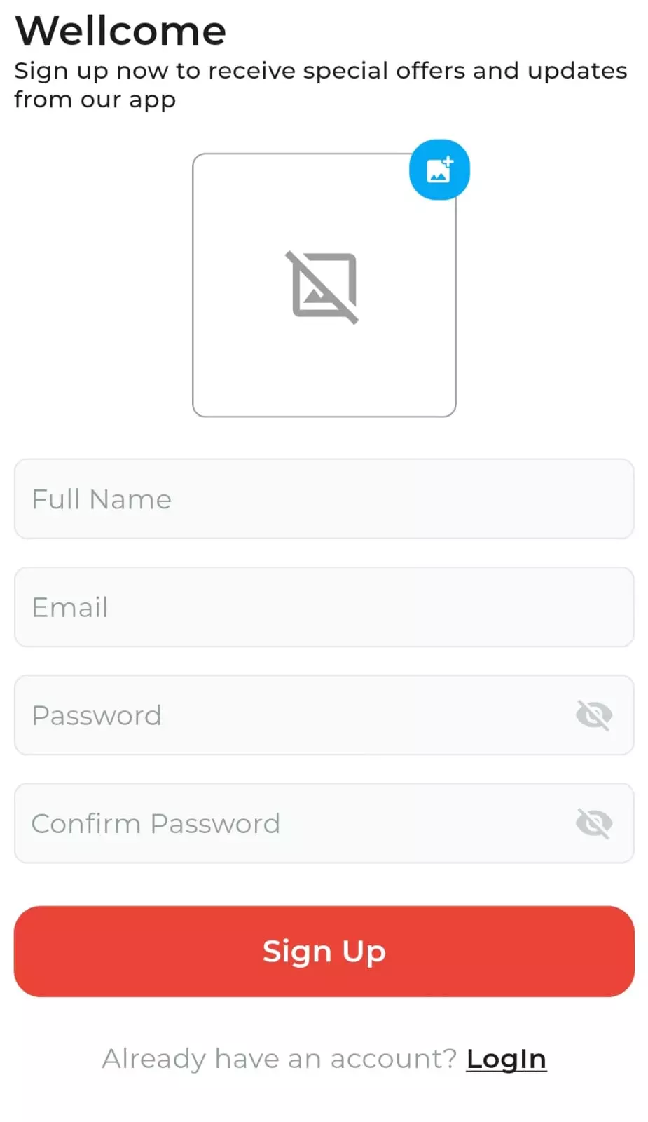 سأقوم بتصميم شاشة تسجيل دخول وتسجيل مستخدم احترافية باستخدام Flutter وFirebase