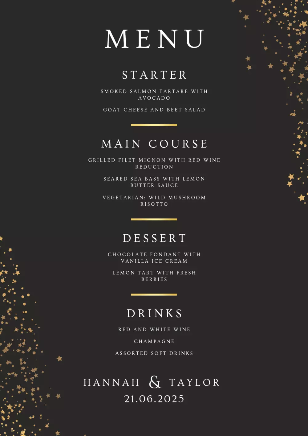 تصميم مينو احترافي