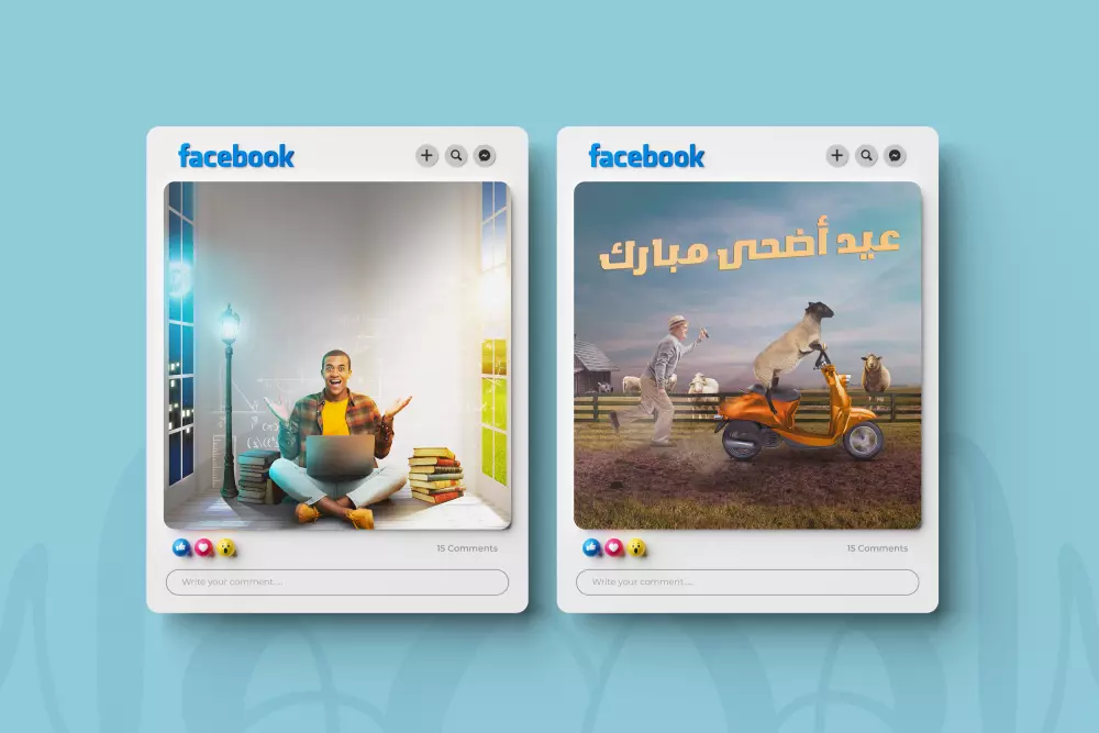 تصميم بوستات إحترافية للسوشيال ميديا