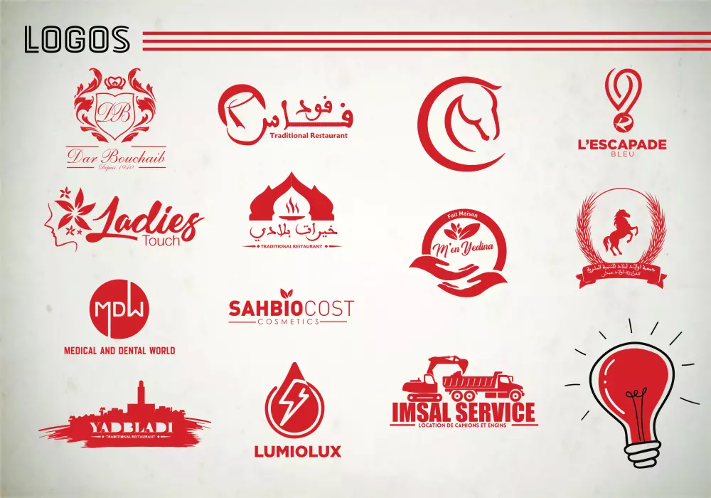 تصميم شعارات احترافية تعبر عن هوية علامتك التجارية