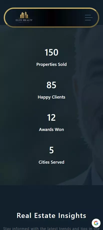 اسم القالب: Elite Realty – قالب موقع هبوط عقاري احترافي