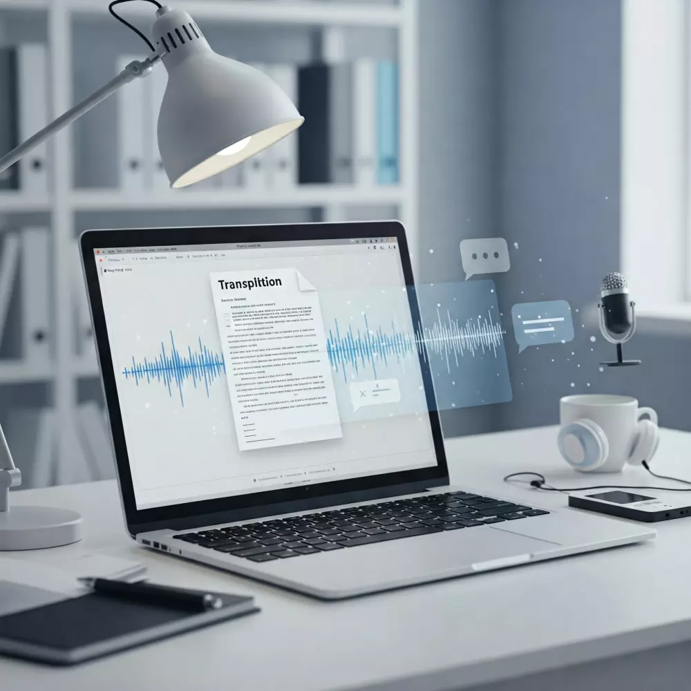 تفريغ صوتي للمقاطع الصوتية و الفيديوهات باللغة العربية أو الإنجليزية