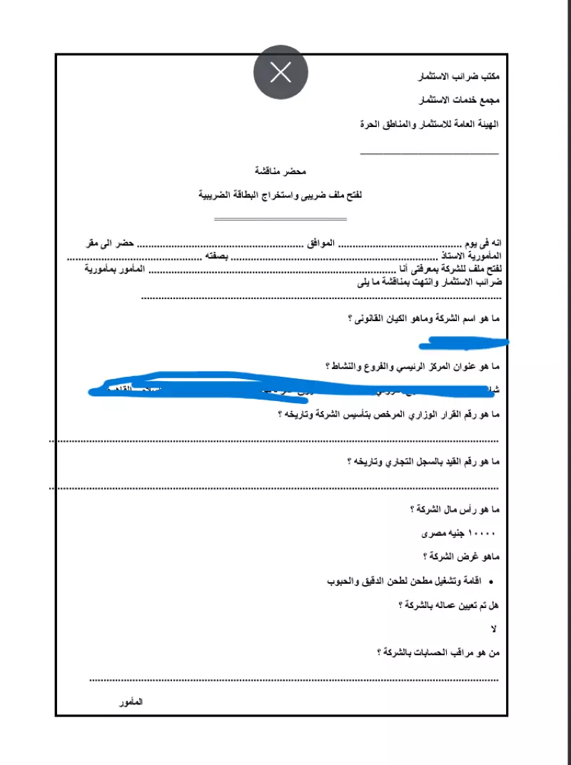 تأسيس الشركات في مصر