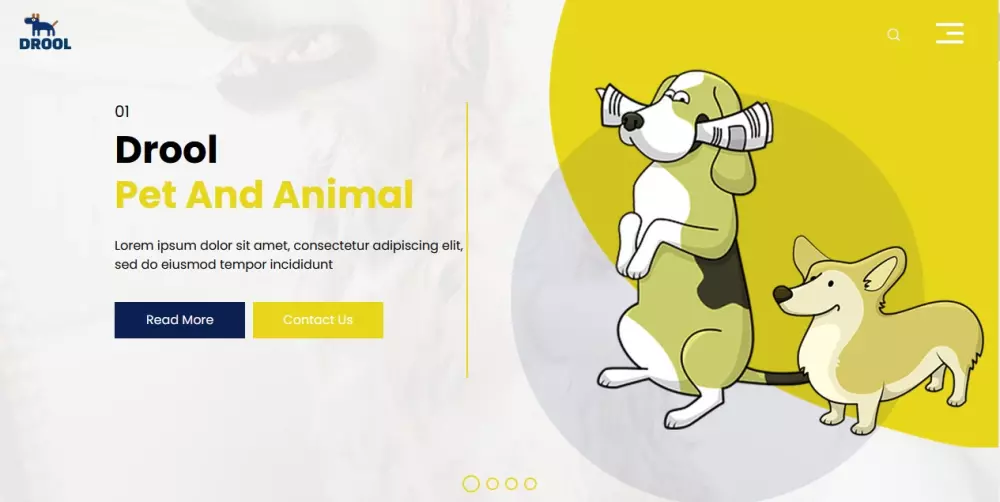 قالب ويب احترافي لعيادة بيطرية – تصميم متجاوب وجذاب