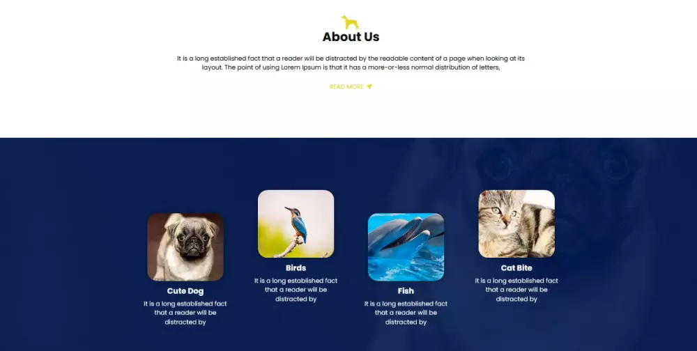 قالب ويب احترافي لعيادة بيطرية – تصميم متجاوب وجذاب