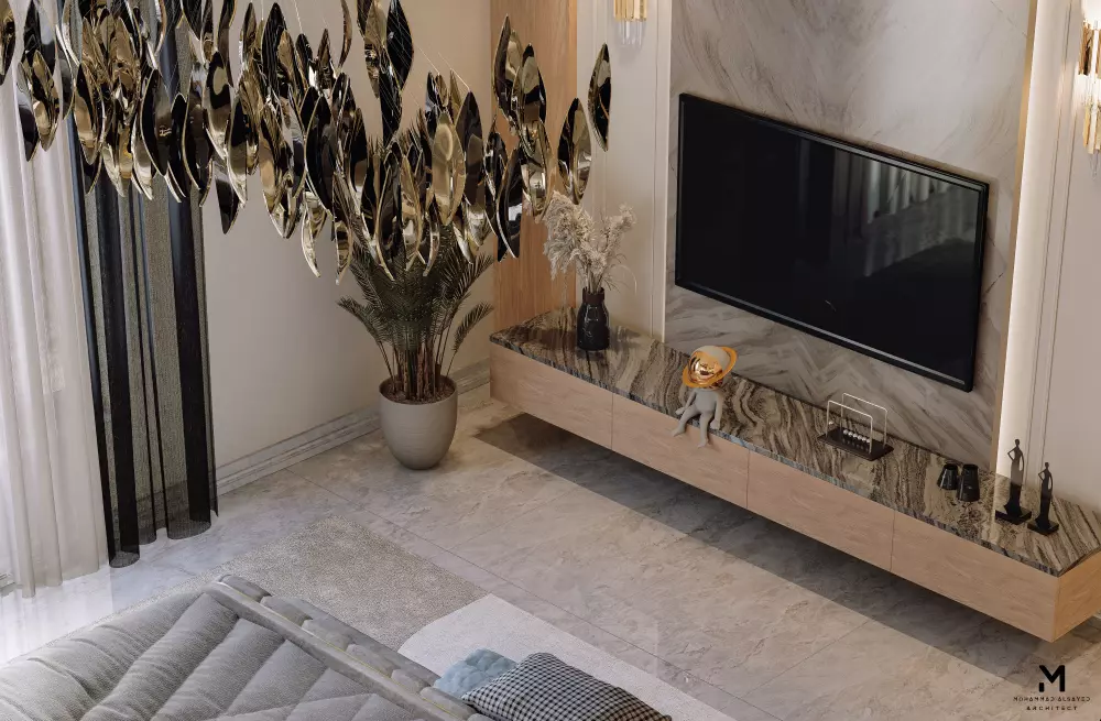 عمل ديكور داخلي لفراغ ( منزل - مكتب - كافيه - ... )