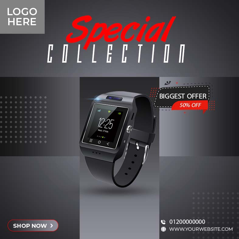 تصميم بوست سوشيال ميديا احترافي مقابل 5$