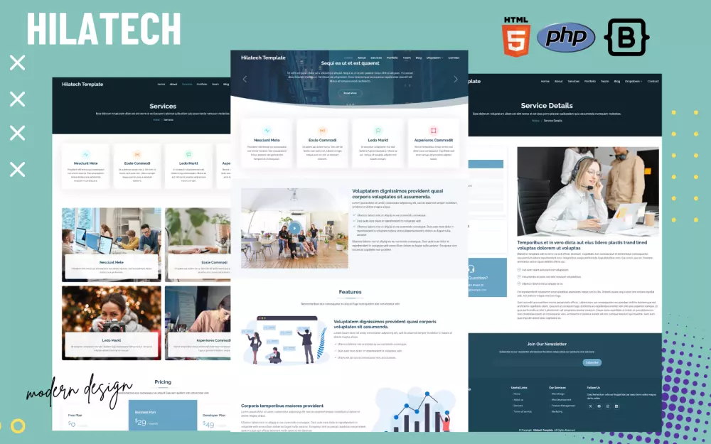 تصميم صفحة رئيسية ( Landing page ) بأسرع وقت