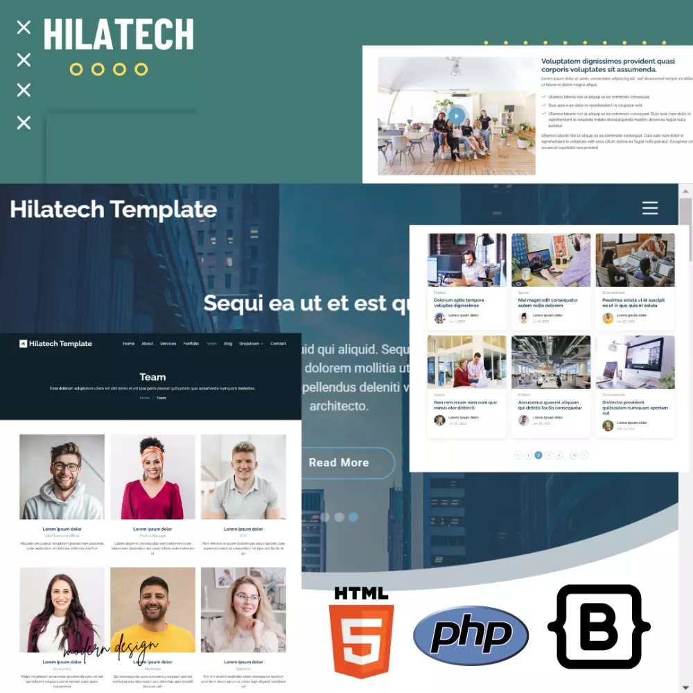 تصميم صفحة رئيسية ( Landing page ) بأسرع وقت