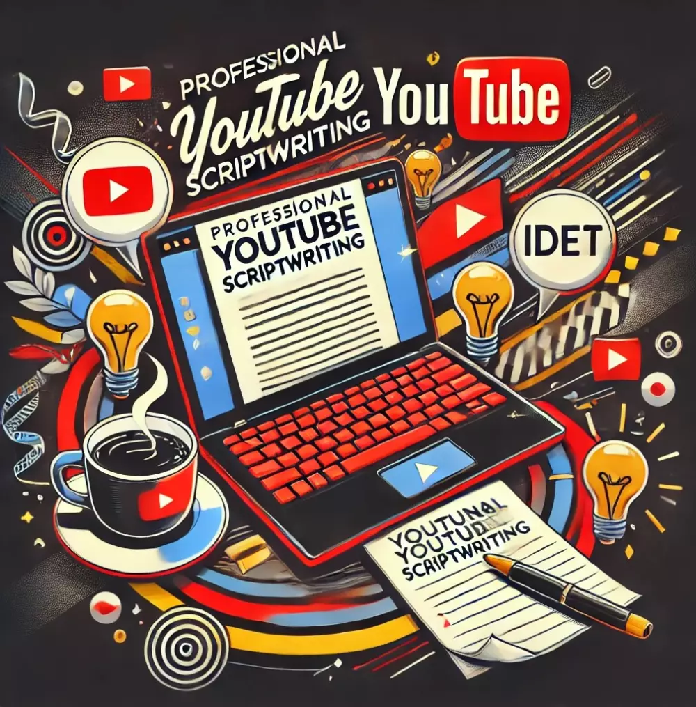 كتابة سكريبت احترافي لقنوات اليوتيوب بأسلوب مشوّق – تسليم سريع