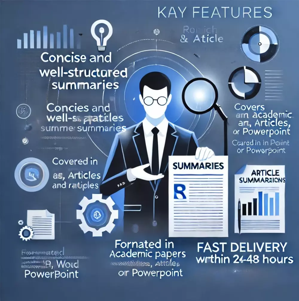 خدمة تلخيص الأبحاث والمقالات