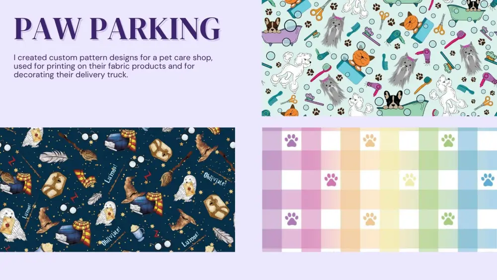 تصميم باترن احترافي مخصص (Seamless Pattern) حسب طلب العميل، مناسب للطباعة أو الاستخدام الرقمي، بجودة عالية وأسلوب عصري.