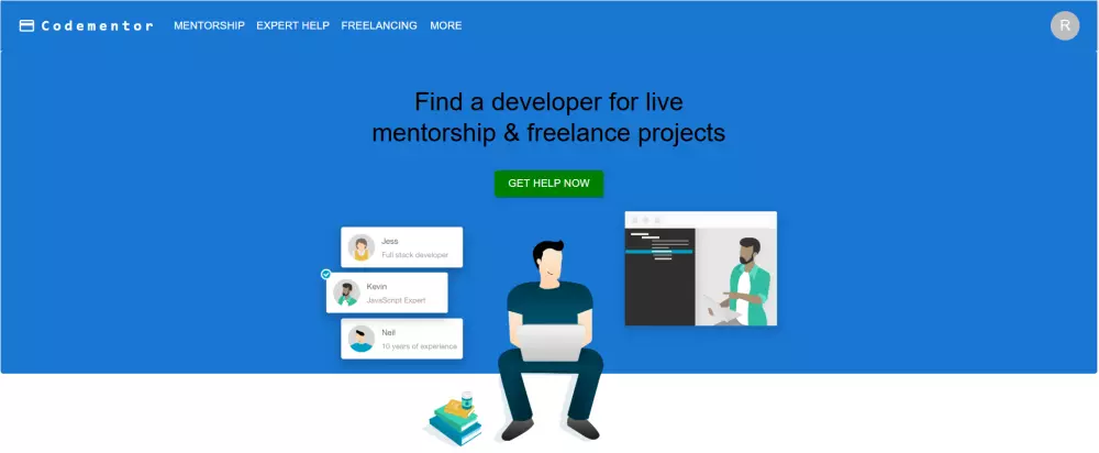 سأصمم 1 صفحة ويب تحتوي على 5 اقسام باستخدام React