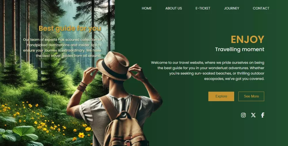 إنشاء صفحة واحدة Landing Page بإستخدام (HTML , CSS)