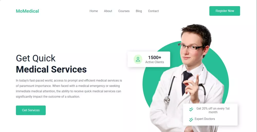 إنشاء صفحة واحدة Landing Page بإستخدام (HTML , CSS)