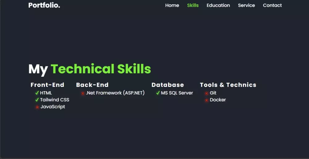 إنشاء صفحة Portfolio Laning Page بإستخدام (HTML, CSS) بسعر 10$