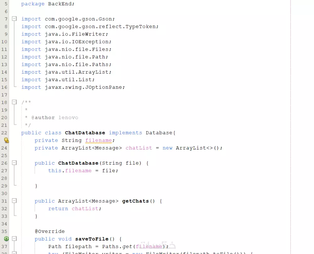 مساعدة فى عمل واجبات جافا وتنفيذ مشاريع باستخدام جافا Java و SQL
