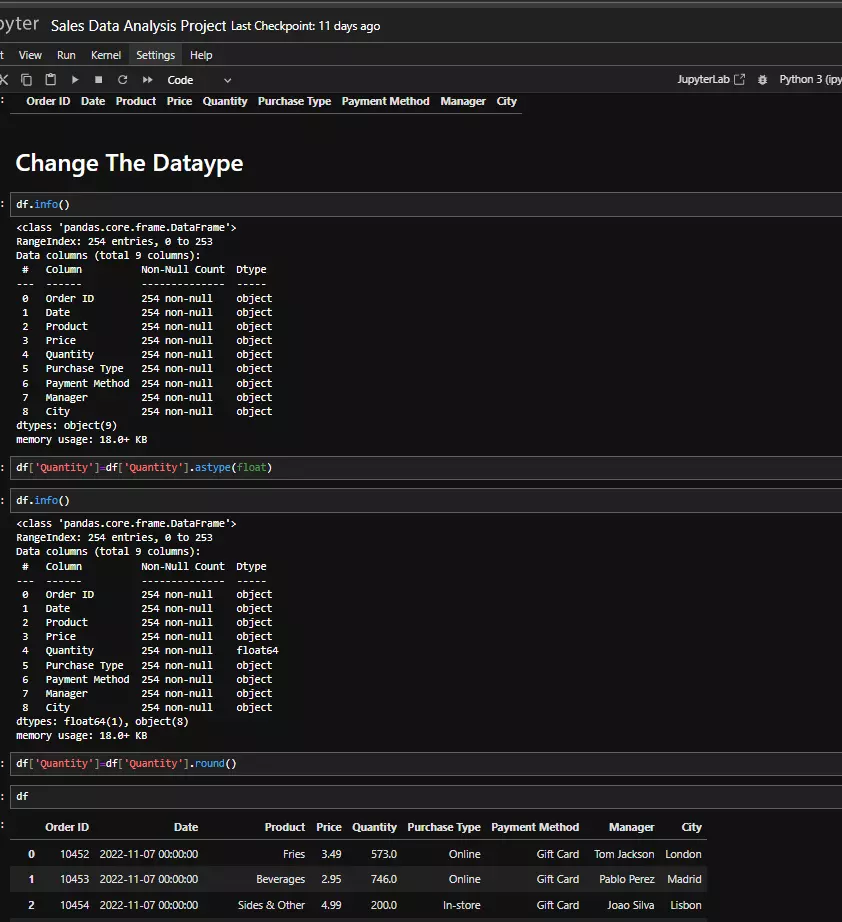 تحليل البيانات واستكشافها باستخدام بايثون