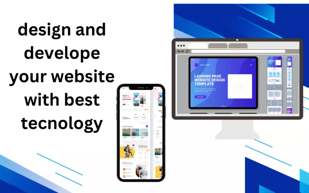 برمجه و تصميم موقع ويب احترافي يناسب منتجك