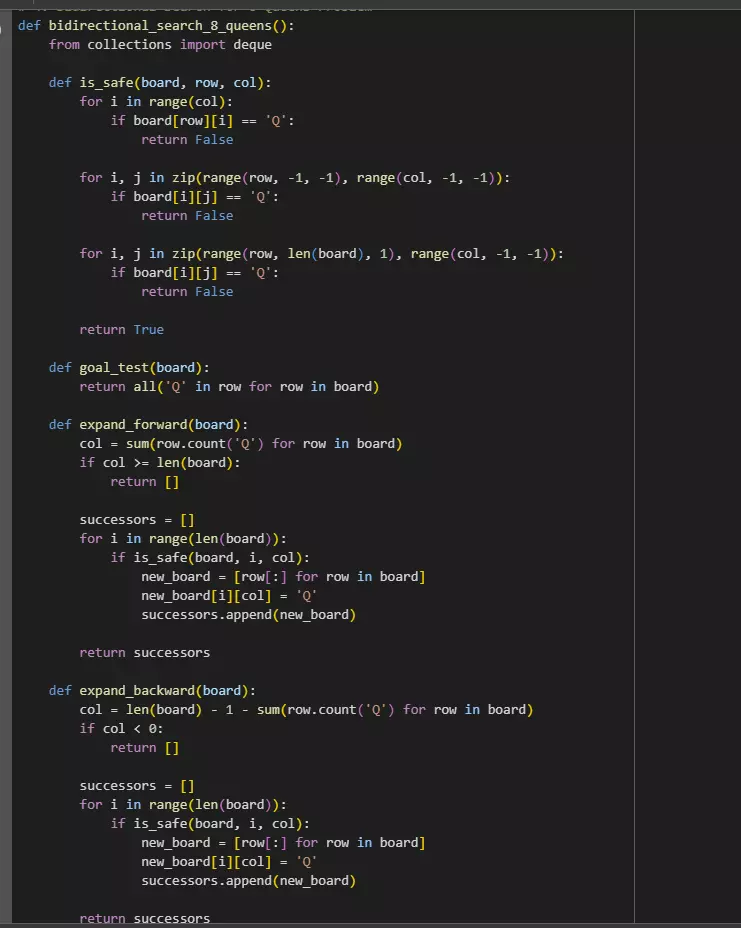 تطبيق وحل خوارزميات الذكاء الاصطناعي