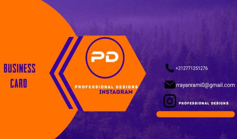 سأقوم بتصميم business card  أو بطاقة شخصية مقابل 5$